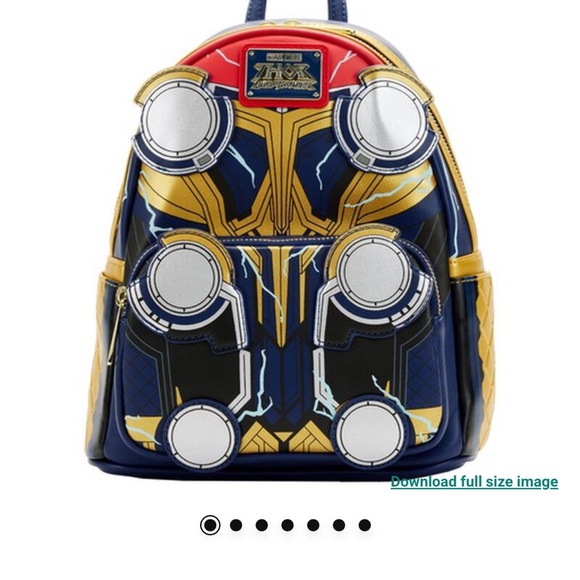 Loungefly Thor Mini Backpack - Picture 6 of 8
